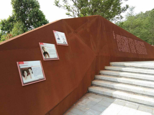 晋安耐候钢挡土墙
